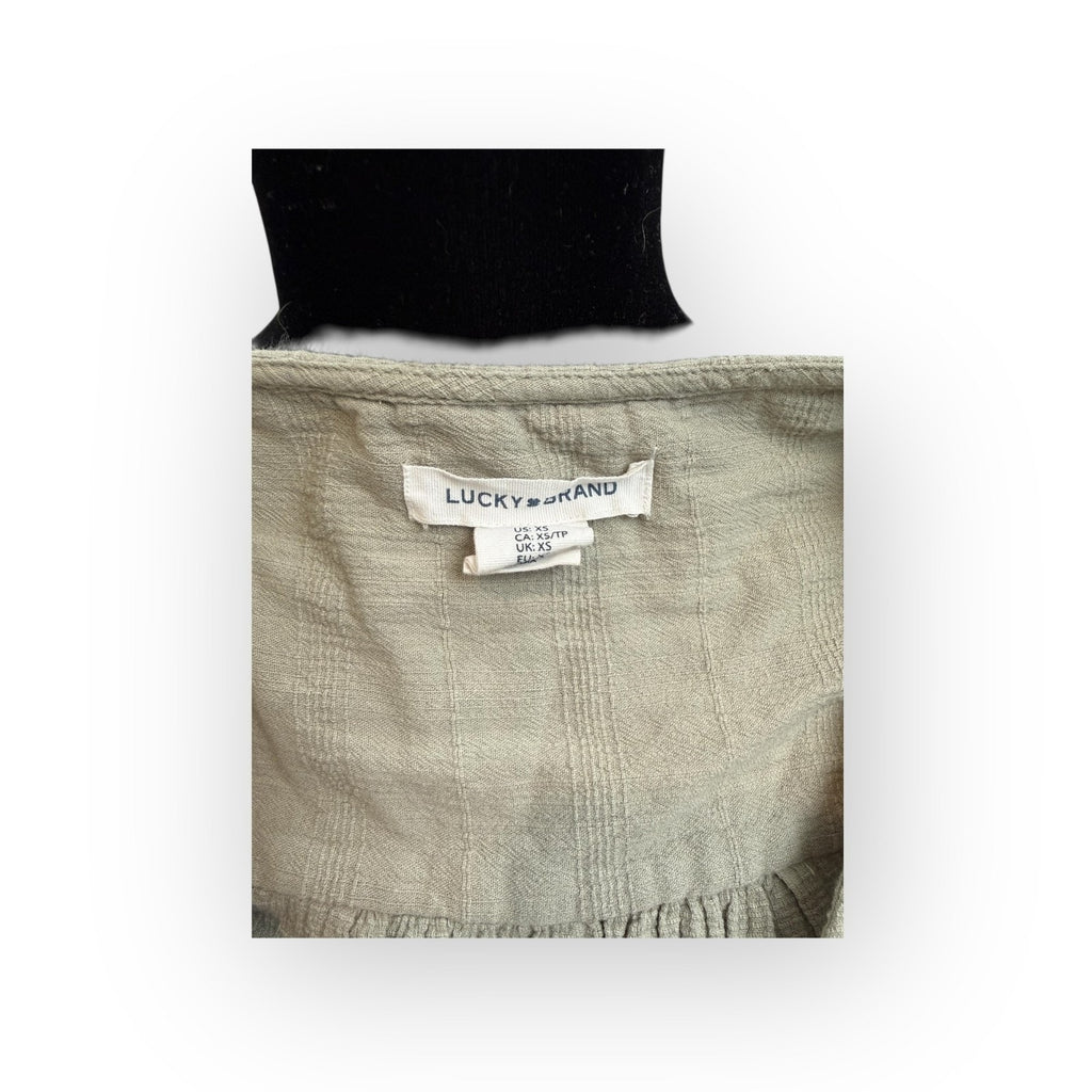 Lucky Brand Women's Maxi Dress Size XS Eucalyptus Green