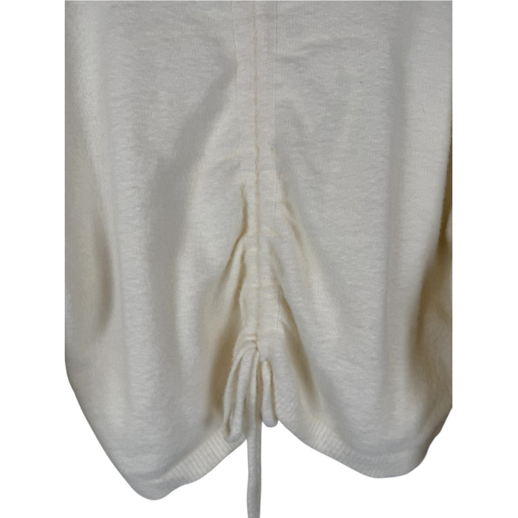 Le Lis Cropped Tie back Sweater Ivory Size L