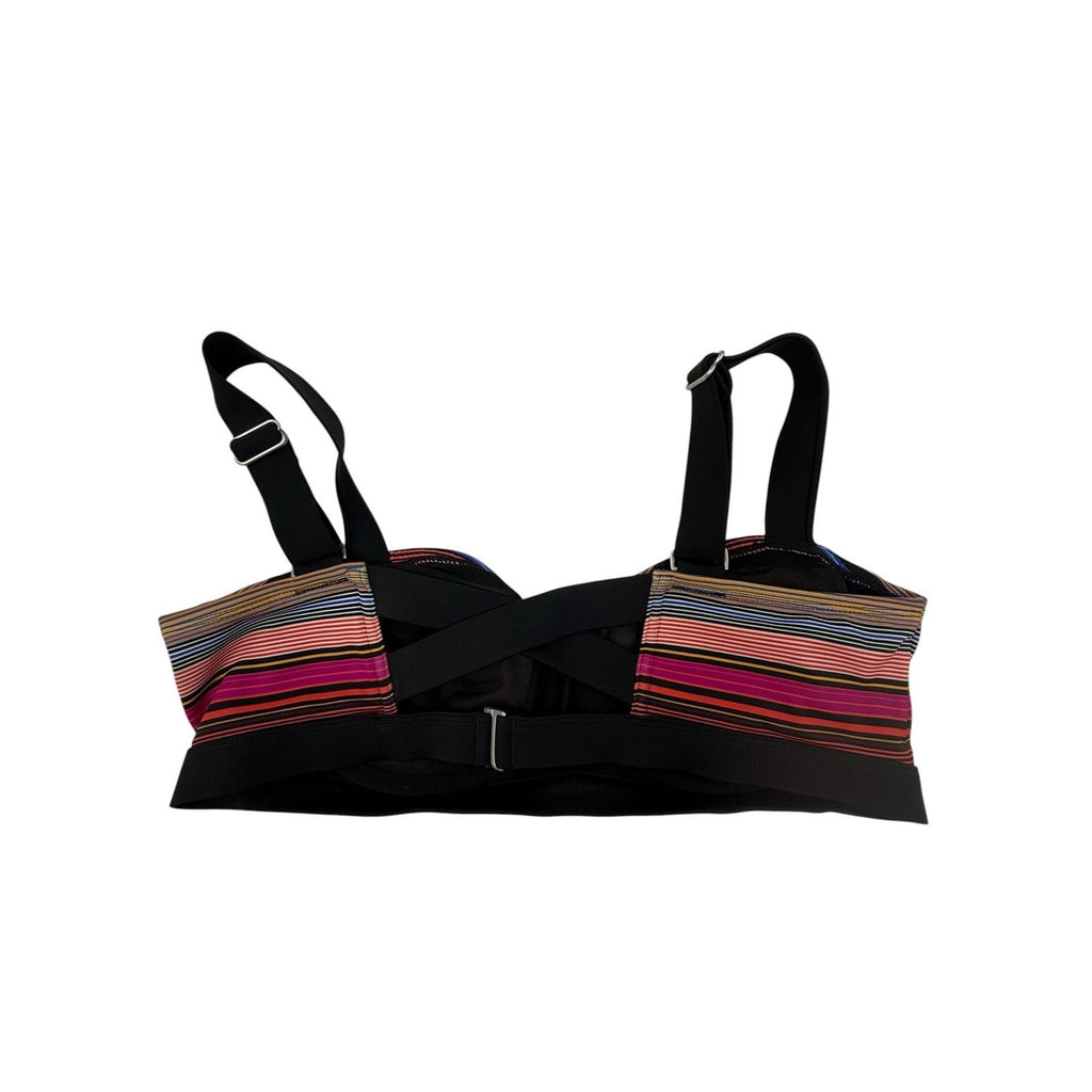 Athleta Capri Stripe Pura Bikini Top 38 B/C