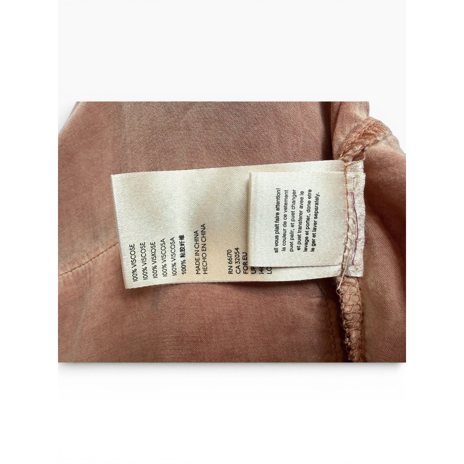 Pilcro Anthropologie Women Shirt XS Dusty Pink Button Down Oversized Relaxed