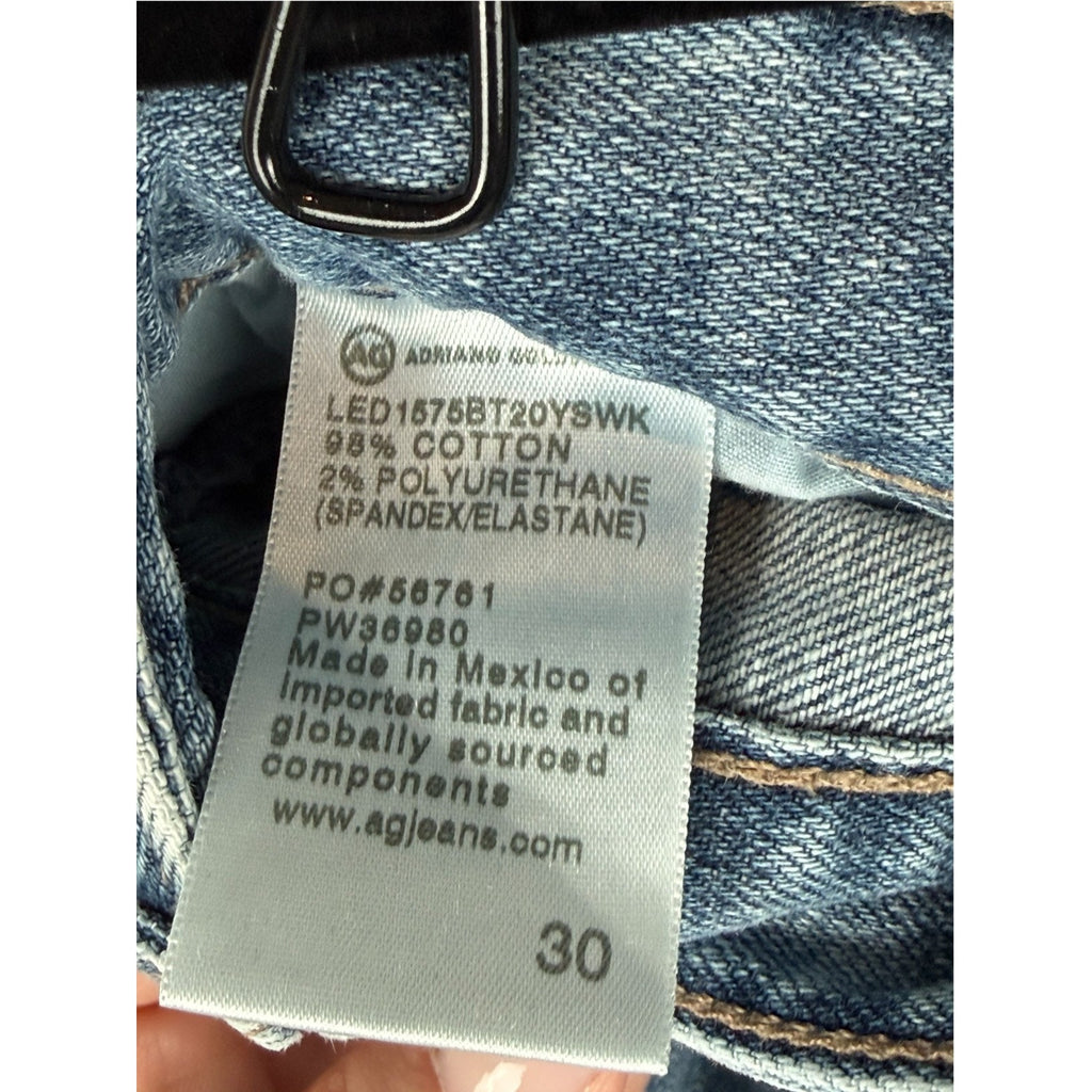 Anthropologie AG Jeans Ex Boyfriend Aries Slouchy Slim Size 30