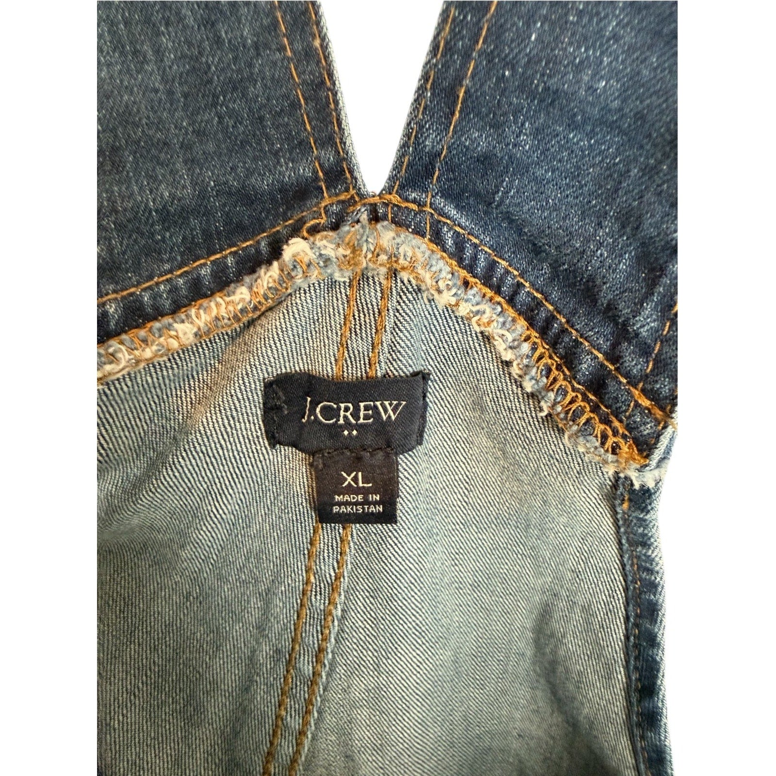 Jcrew Denim Overalls. Size XL