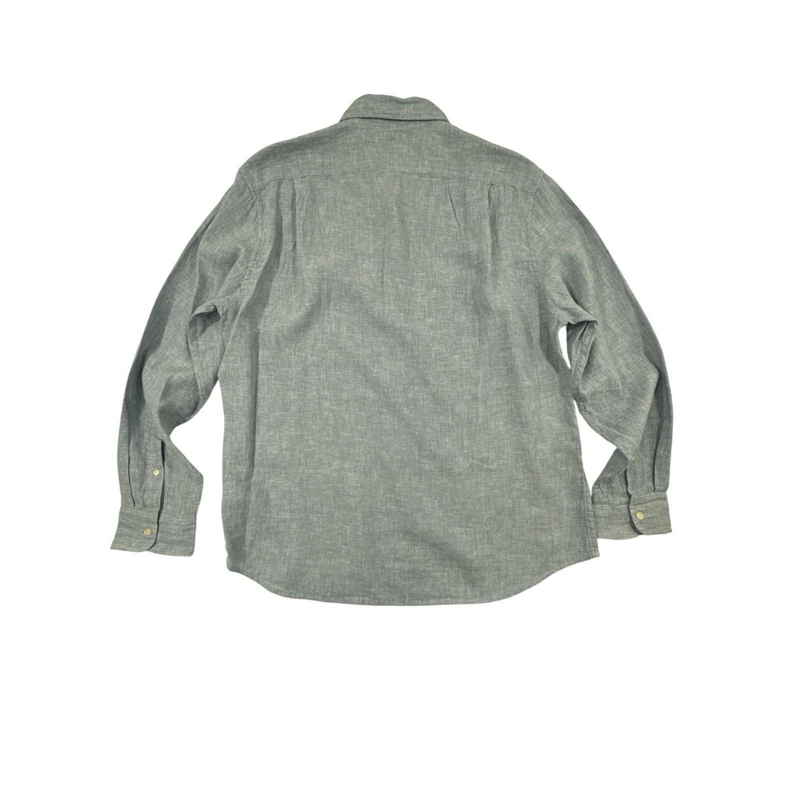 J.Crew Slim Fit Linen Long Sleeve Button Down Shirt XL