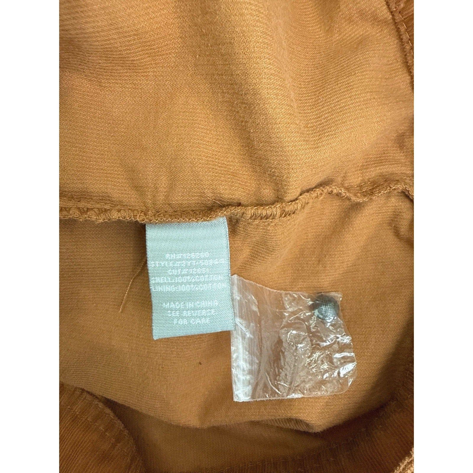 Lucky Brand Burnt Orange Brown Corduroy Long Sleeve Tiered Mini Dress Size L