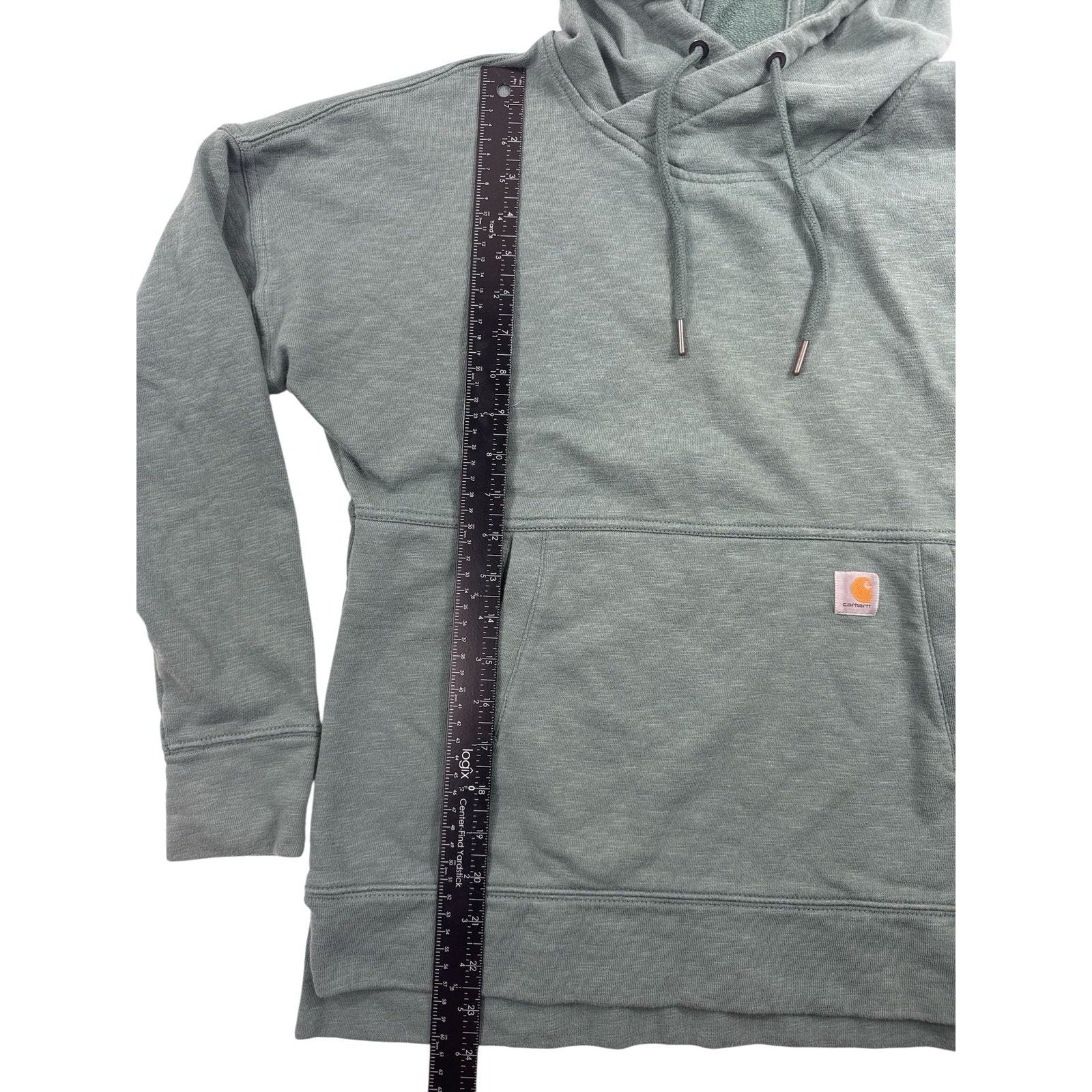 Carhartt Women's Newberry Hoodie Relaxed Fit Fog Green Size Small