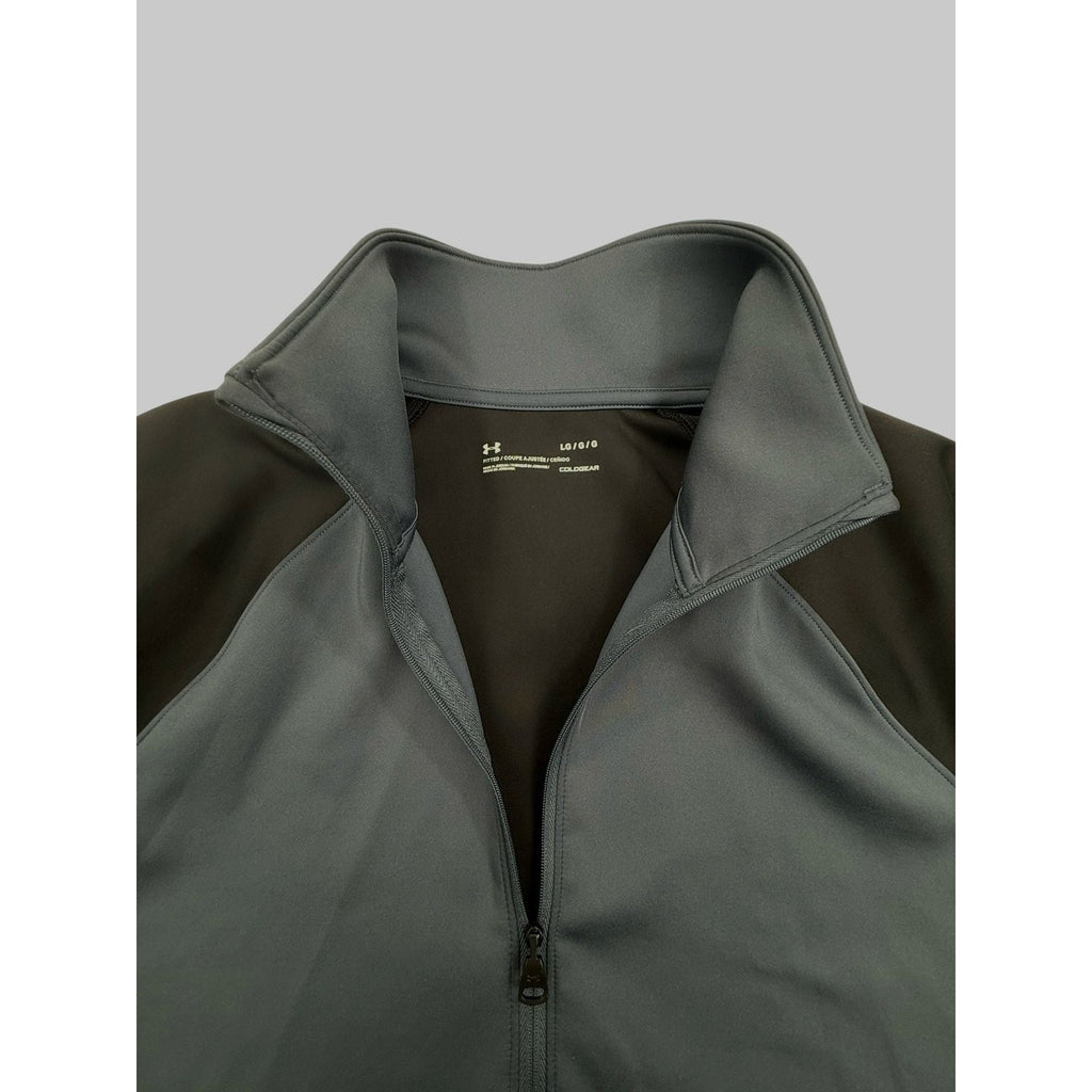 Under Armour Women's ColdGear Armour Colorblock 1/2 Zip Pullover Top size L