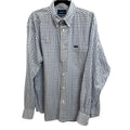 Mens Faconnable Classique Blue Plaid Shirt XL