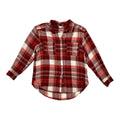 Pilcro by Anthropologie Red Plaid Button Down Flannel Shirt size M