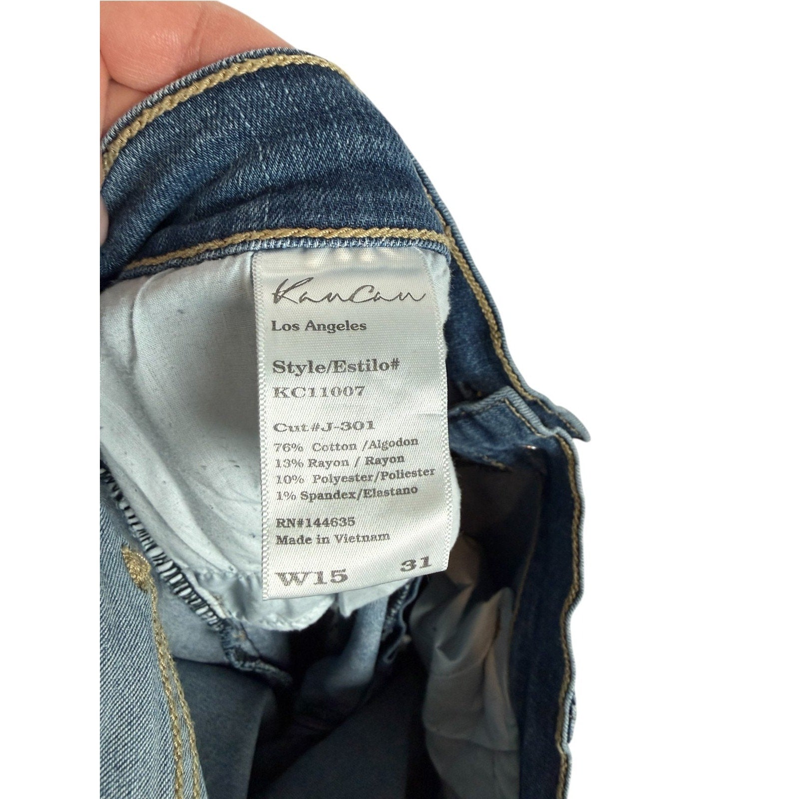 Kancan Distressed Blue Jeans size 15