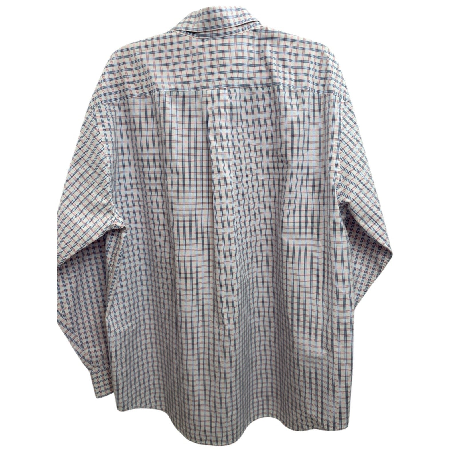 Mens Vineyard Vines Classic Fit Tucker Shirt Pink Blue Plaid XL
