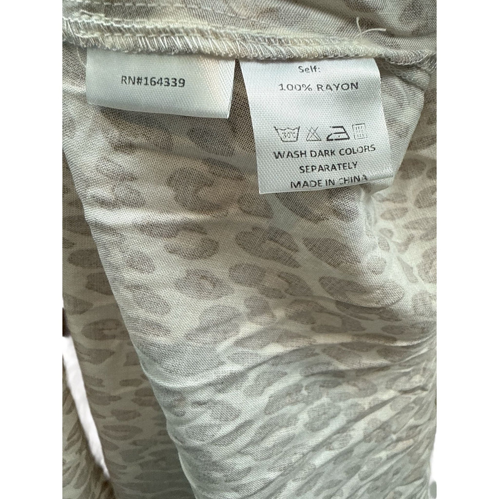 Girl and the Sun Verity Maxi Dress in Muted Leopard NWT size S