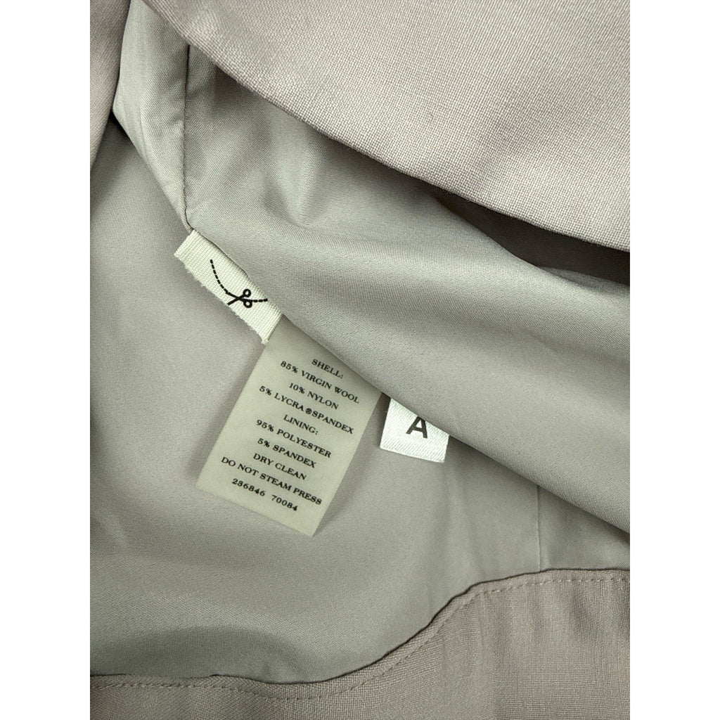 Ann Taylor 2 Piece Outfit Floral Blouse Size L & Gray Skirt Skirt Size 8