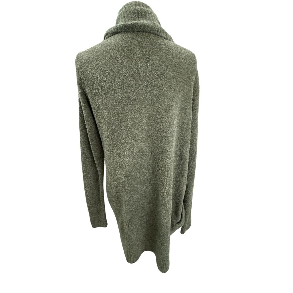 Barefoot Dreams CozyChic Lite Circle Cardigan in Olive Green XS