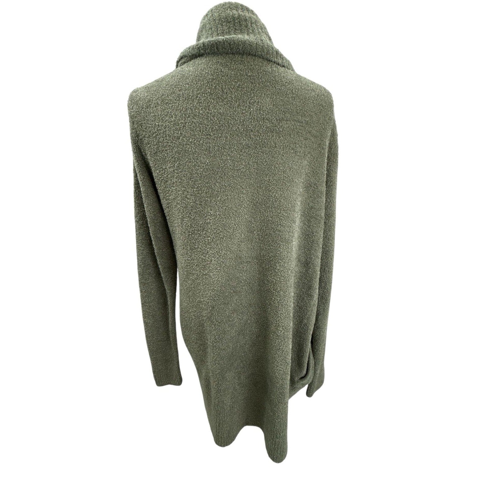 Barefoot Dreams CozyChic Lite Circle Cardigan in Olive Green XS