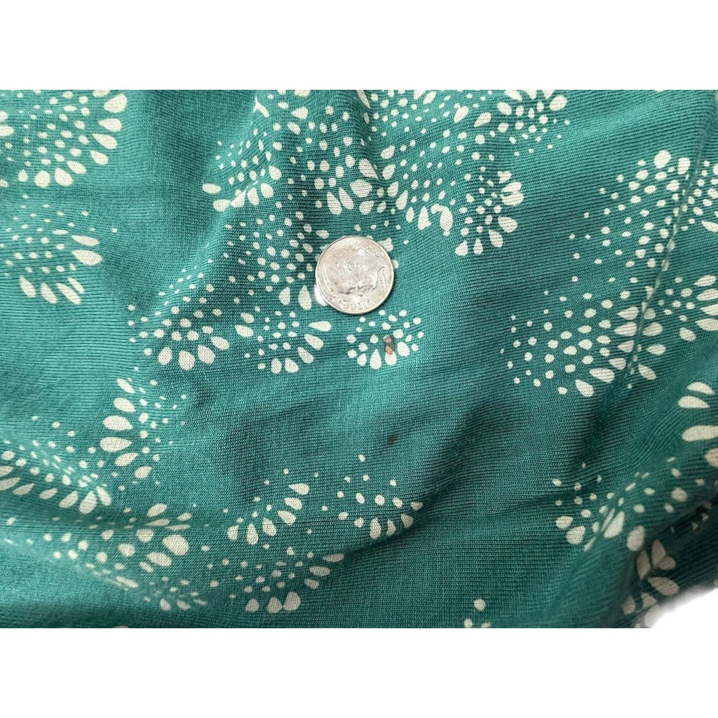 Anthropologie Women's XS Weekend Sleep Lounge Jumpsuit Green Floral