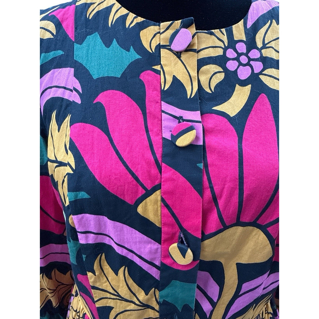 J Crew Tiered dress in Ratti® grandi fiori print Size 2