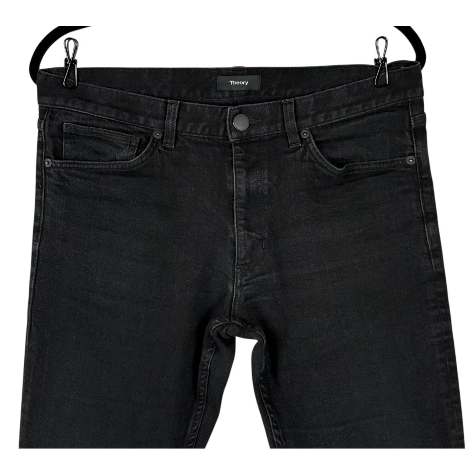 Men's Theory Skinny Black Jeans size 34.,
