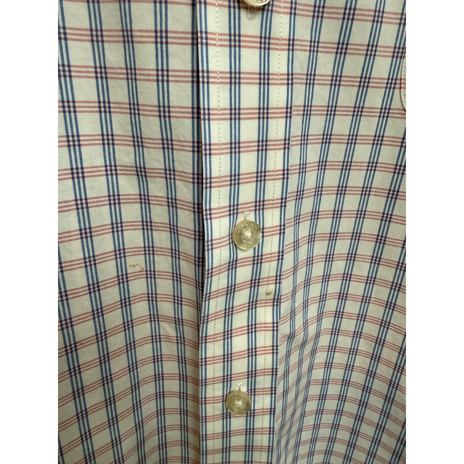 Mens Vineyard Vines Classic Fit Tucker Shirt Pink Blue Plaid XL