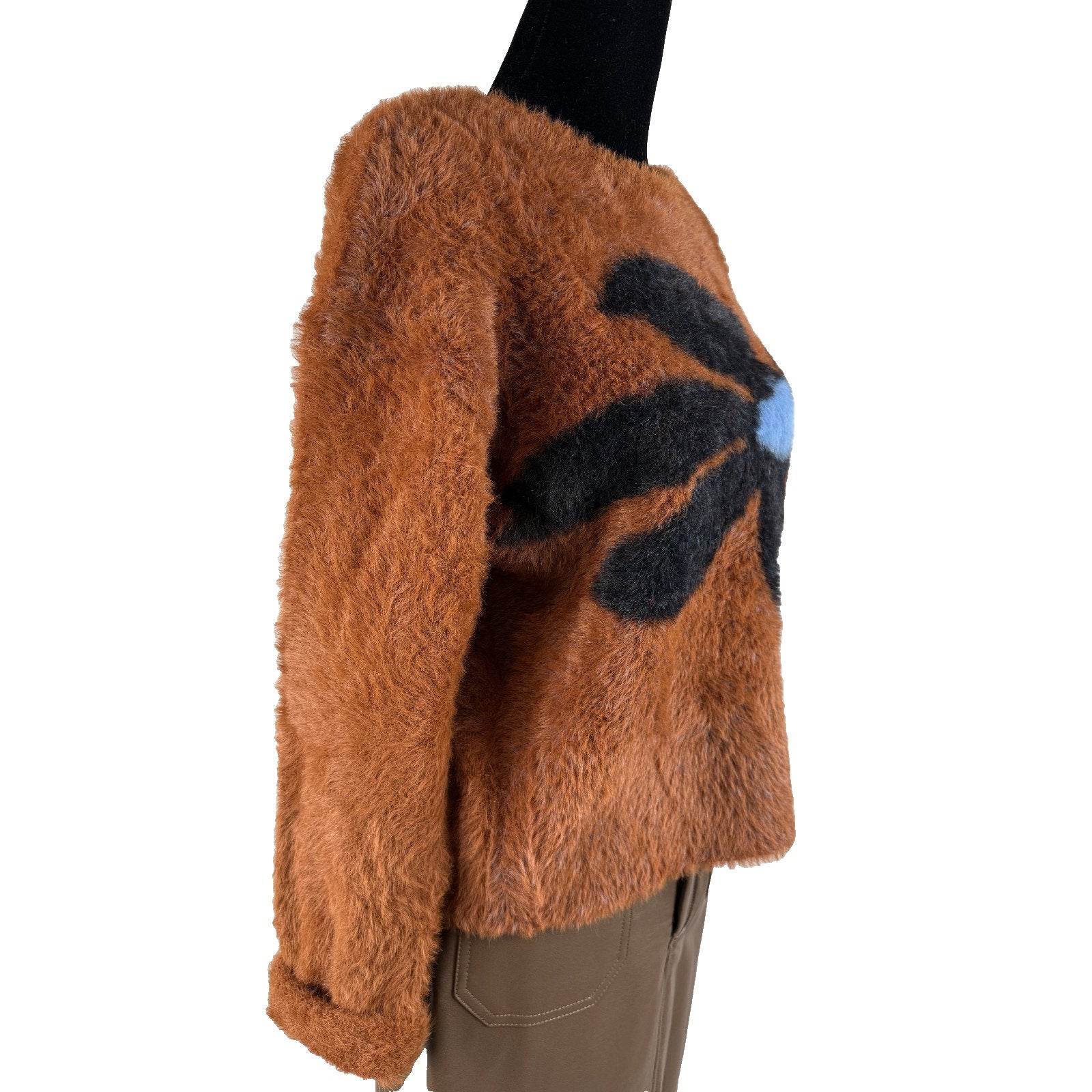 ANTHROPOLOGIE 4SI3NNA Graphic Eyelash Sweater