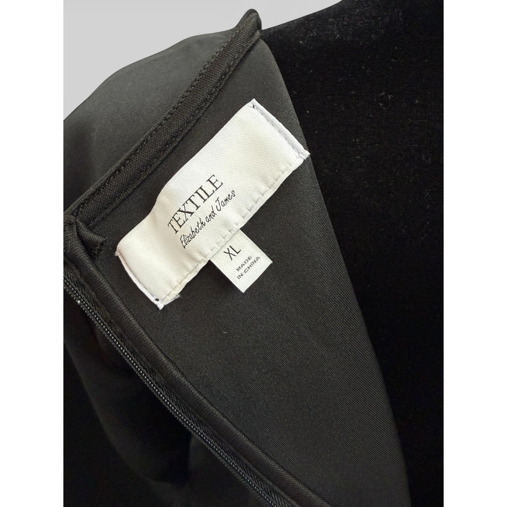 Textile Elizabeth James Black Long Sleeve Dress XL