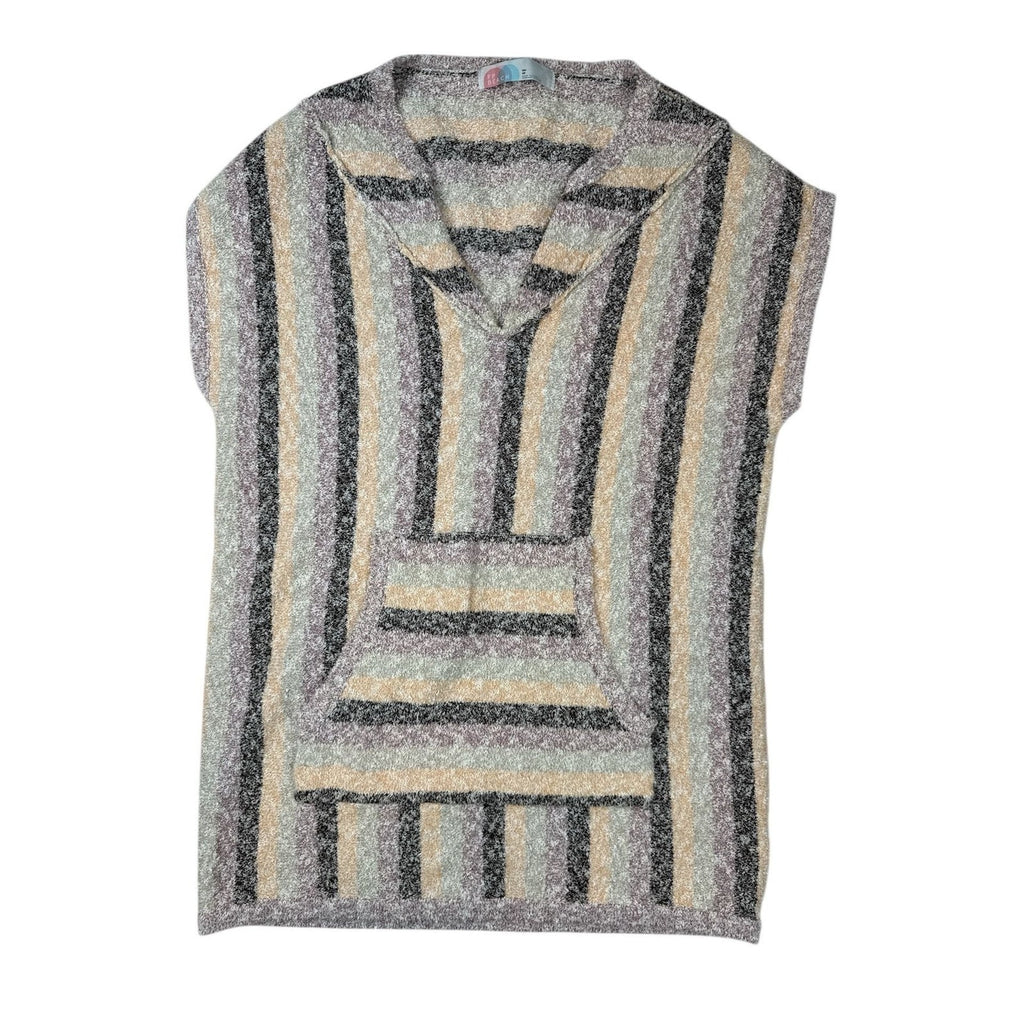 Free People FP Beach Baja Striped Tunic Mini Dress Cover Up size XS