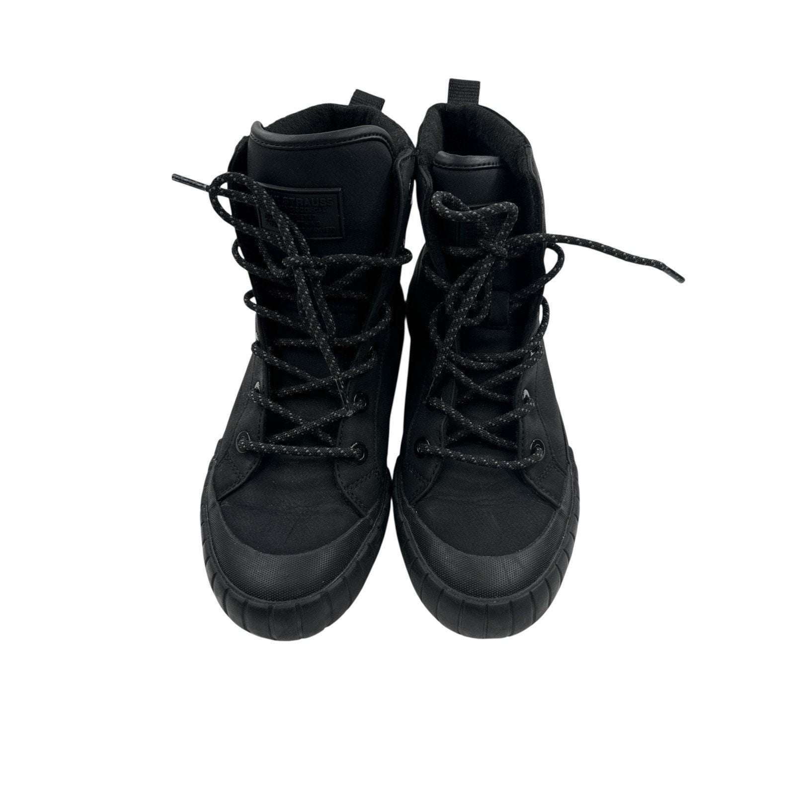 Levi's Strauss Men's La Paz 2.0 Lace Up Canvas Casual Boots All Black Size 7