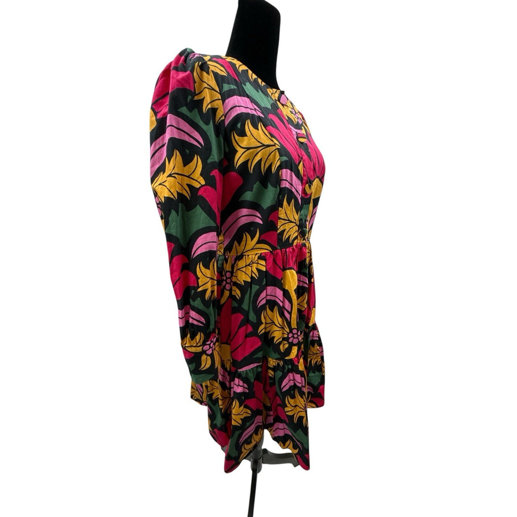 J Crew Tiered dress in Ratti® grandi fiori print Size 2