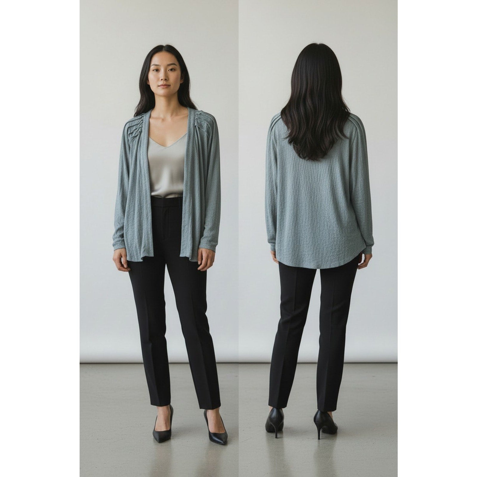 Dare to Dream The Muses Lounge Blue Cardigan Size Large