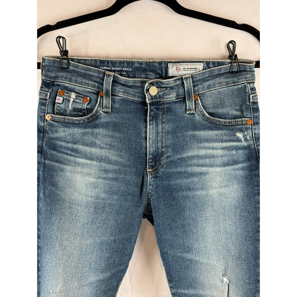 AG Adriano Goldschmied The Farrah Skinny Ankle Jeans Women's Size 28r