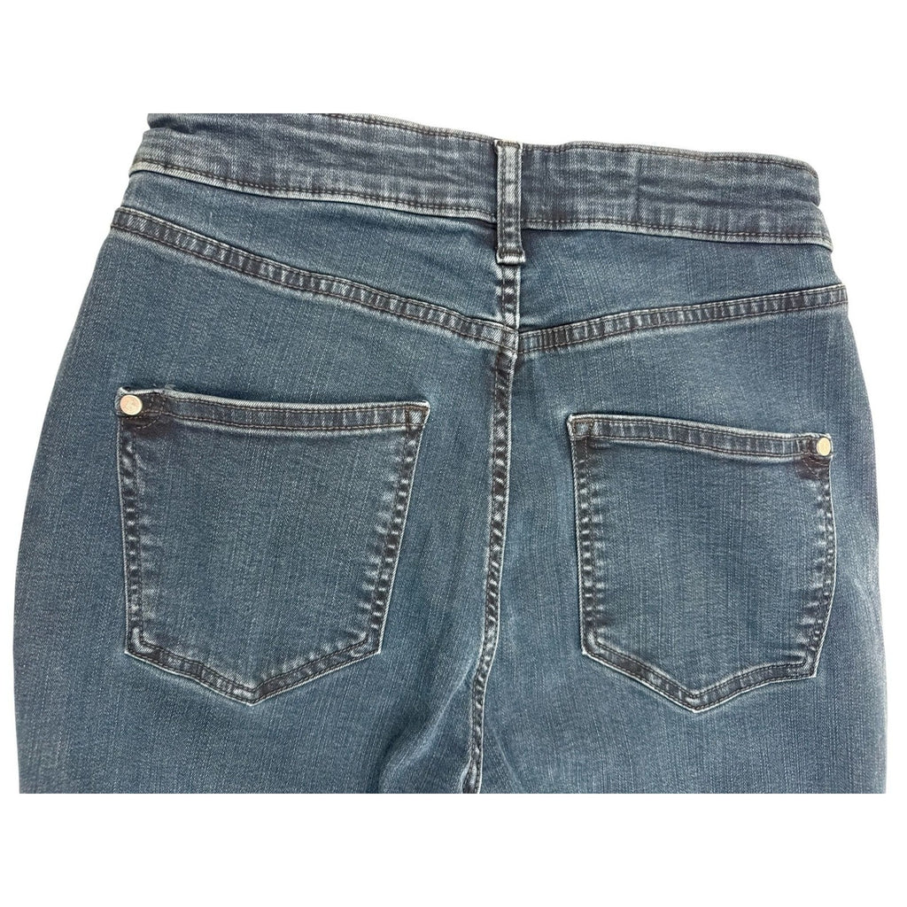 Pilcro by Anthropologie Women's Dark Wash High-Rise Skinny Jeans Size 28