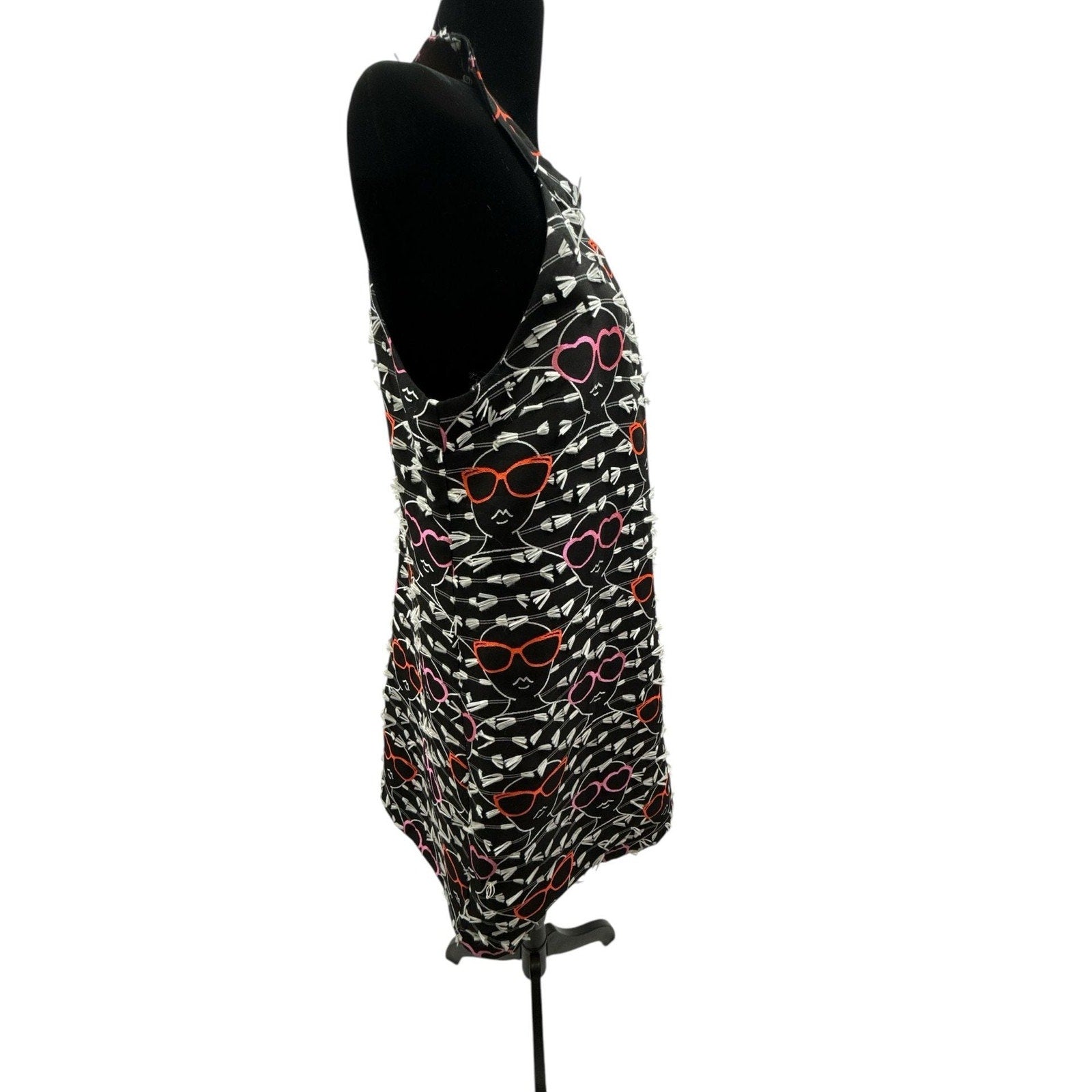 Hutch Anthropologie Sunglass Girl Embroidered Mini Shift Dress