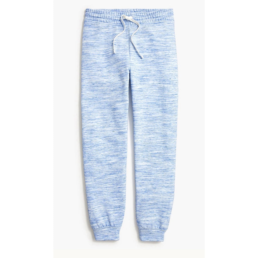J. Crew Space-dyed Blue Fleece Jogger Pants Size S