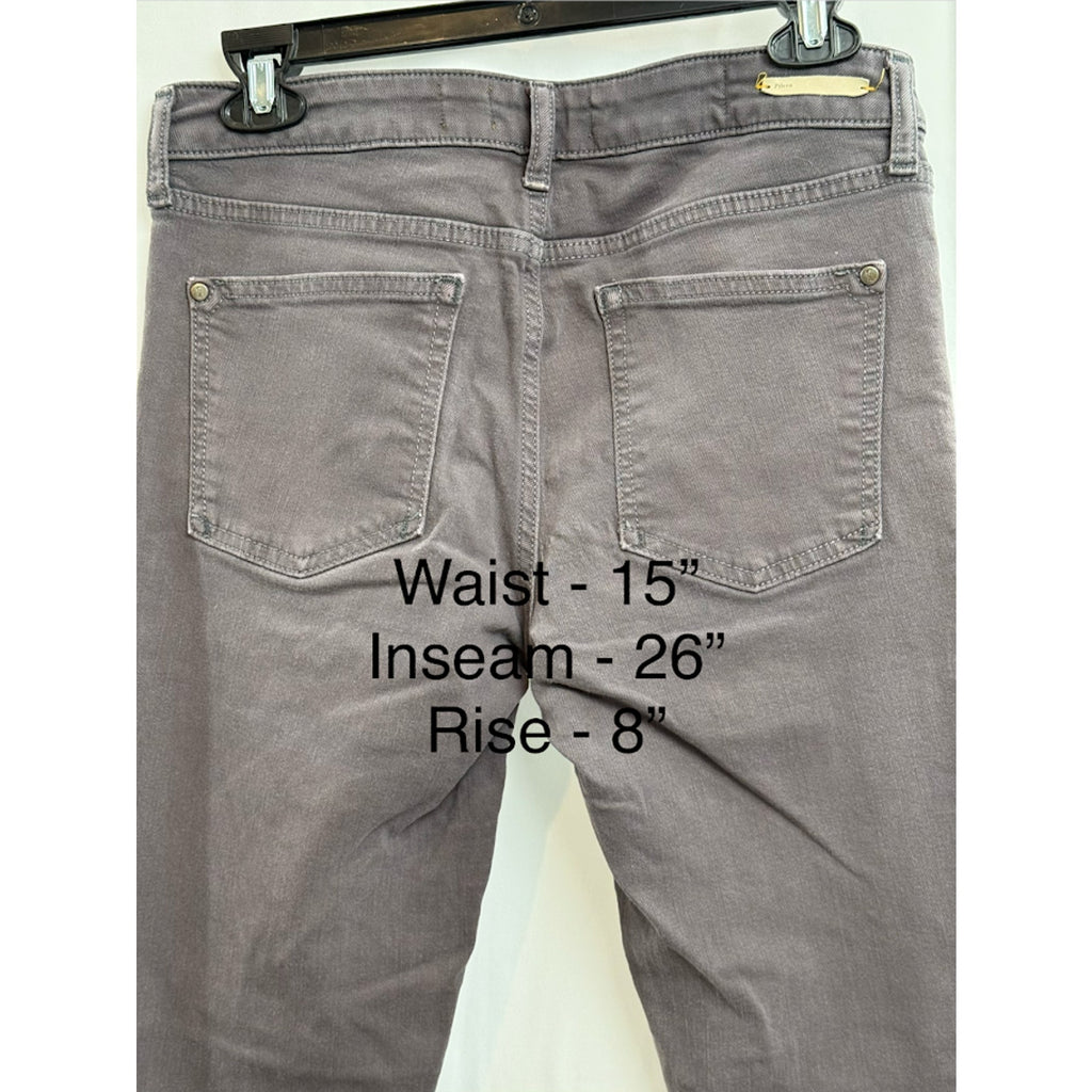 Womens Anthropologie Pilgro Fit SJEJ Gray Jeans Size 27