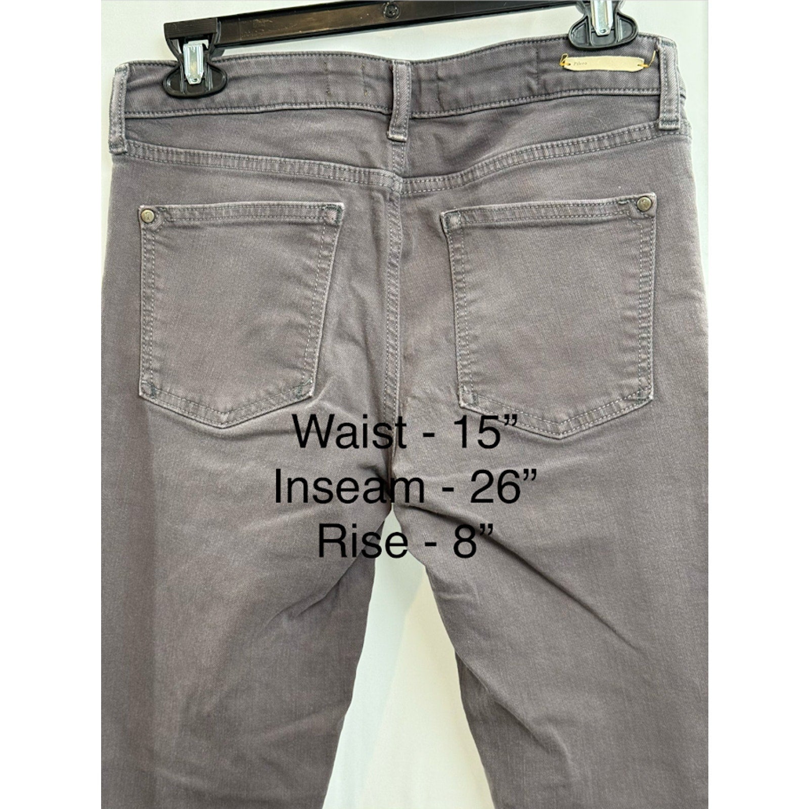 Womens Anthropologie Pilgro Fit SJEJ Gray Jeans Size 27