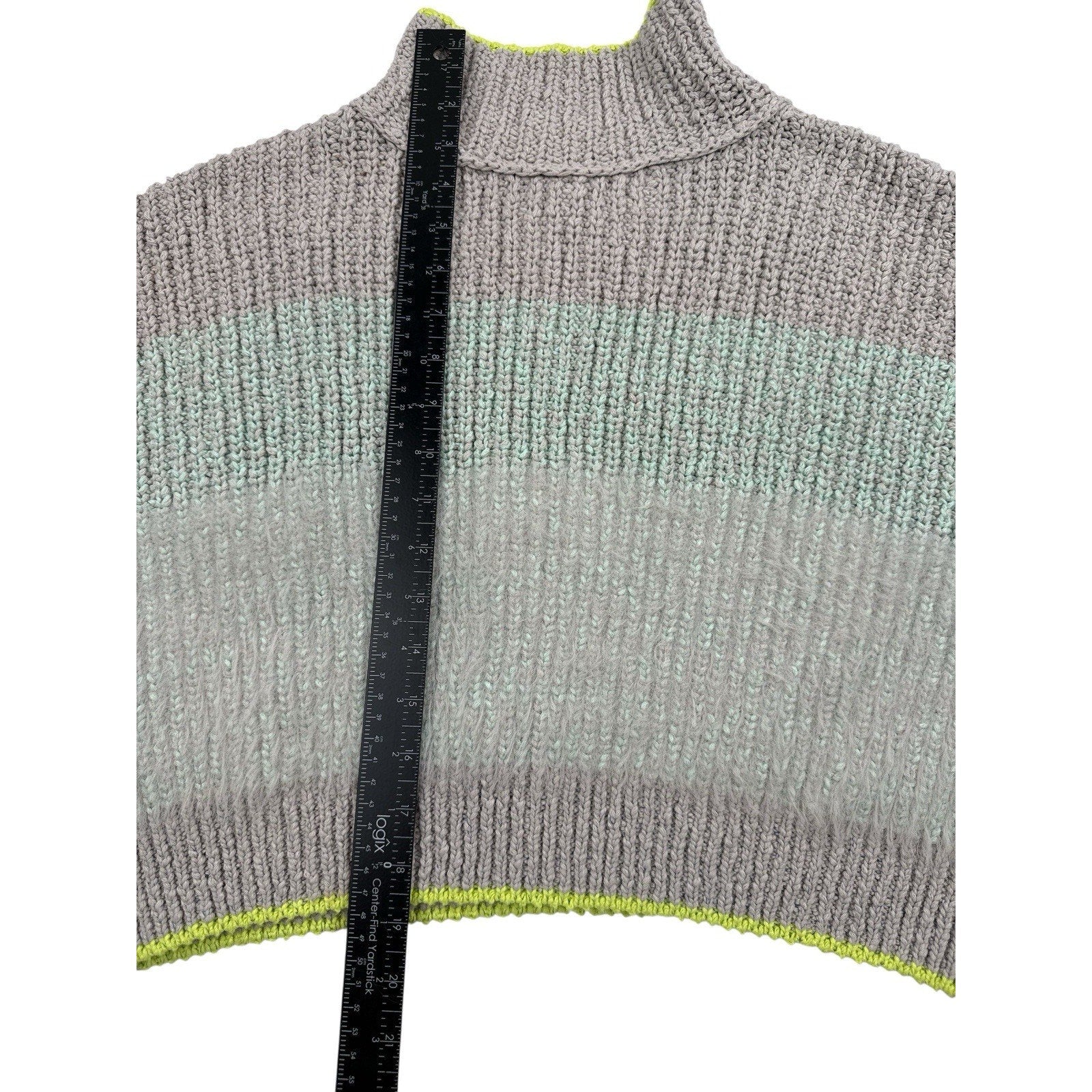 Free People Sunbrite cropped pull over sweater Run River Size S