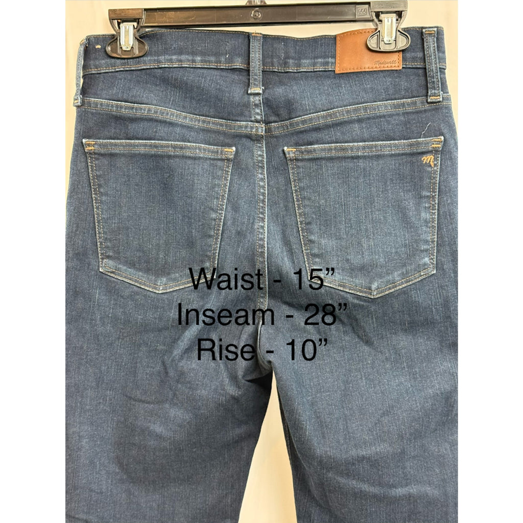 Anthropologie Madewell 10" High- Rise Skinnny Jeans Size 28
