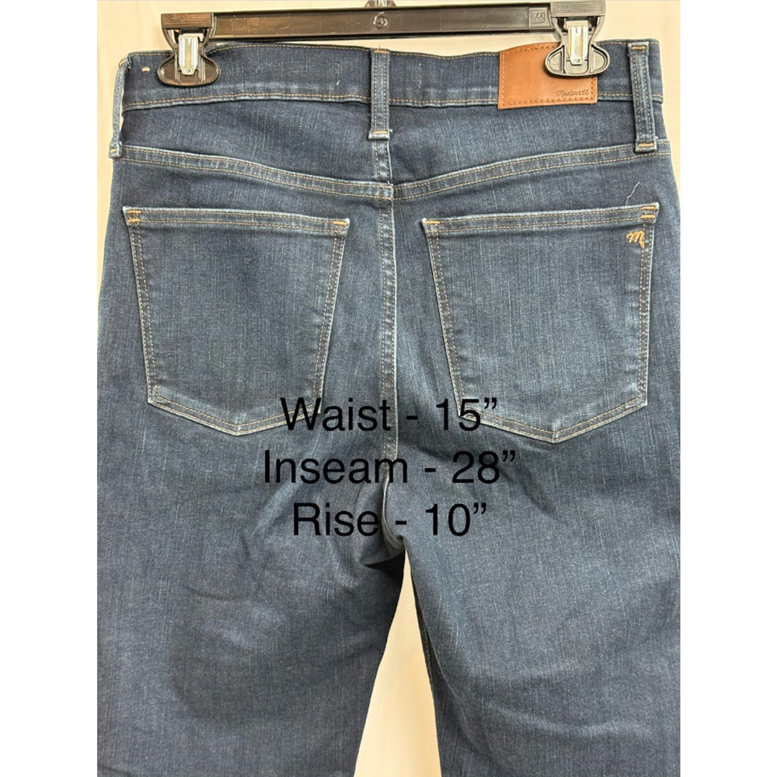 Anthropologie Madewell 10" High- Rise Skinnny Jeans Size 28