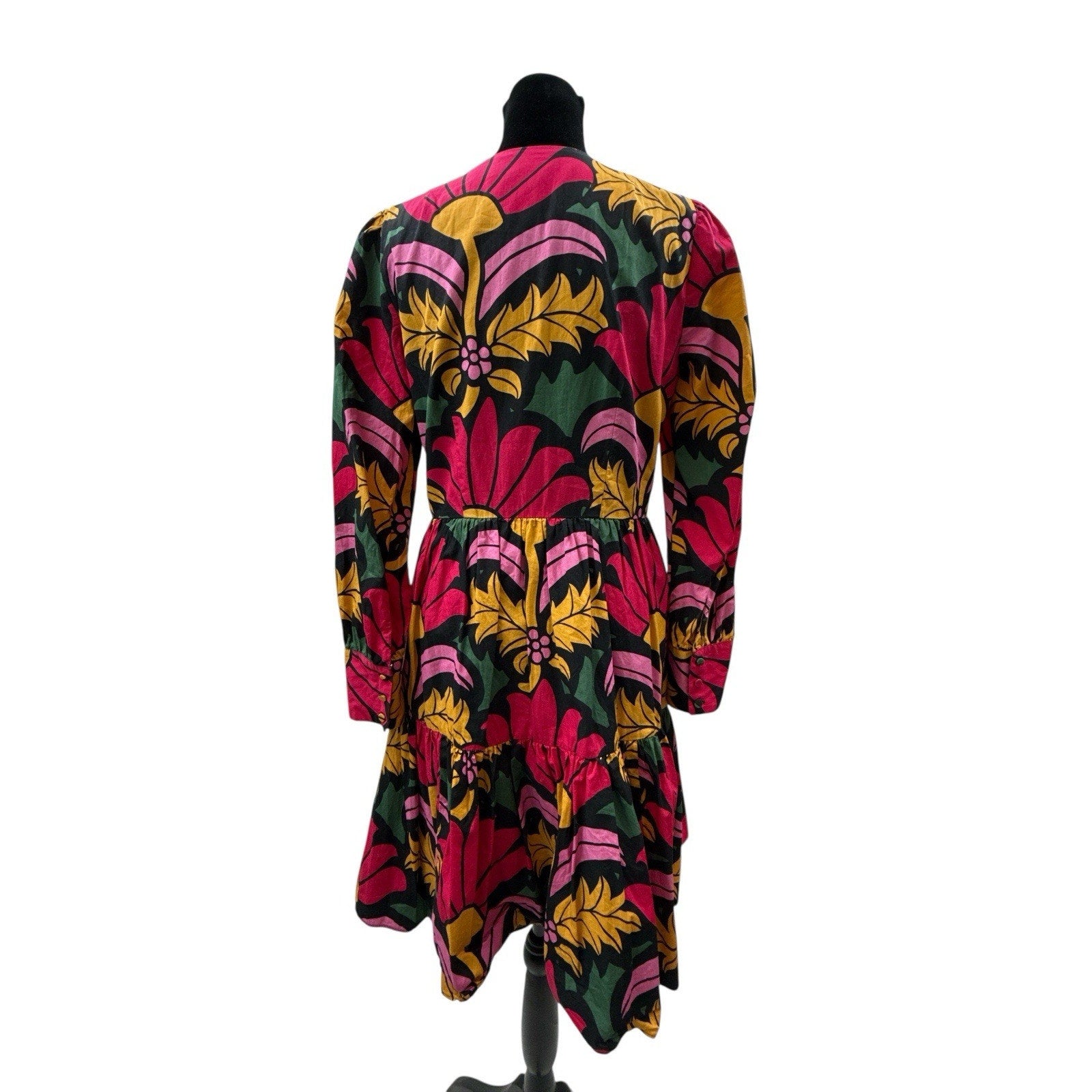 J Crew Tiered dress in Ratti® grandi fiori print Size 2