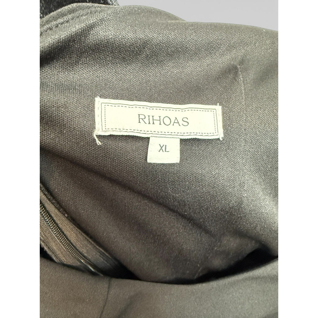 RIHOAS Women's Black Sleeveless Dress XL