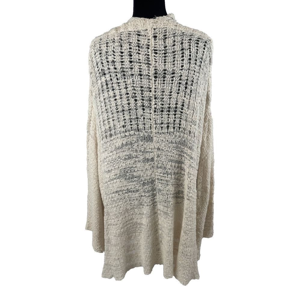 Free People Cream Ivory Knit Crochet Cardigan Size Small