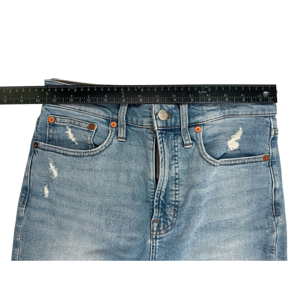 Madewell The Perfect Vintage Jean in Denman Wash Distressed Size 26