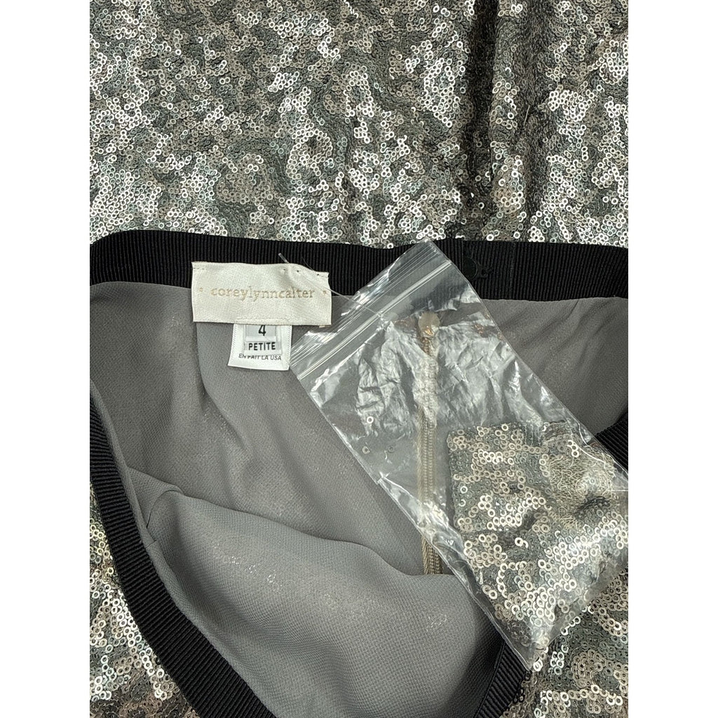 Corey Lynn Calter Anthropologie Sequin Maxi Skirt size 4 Petite