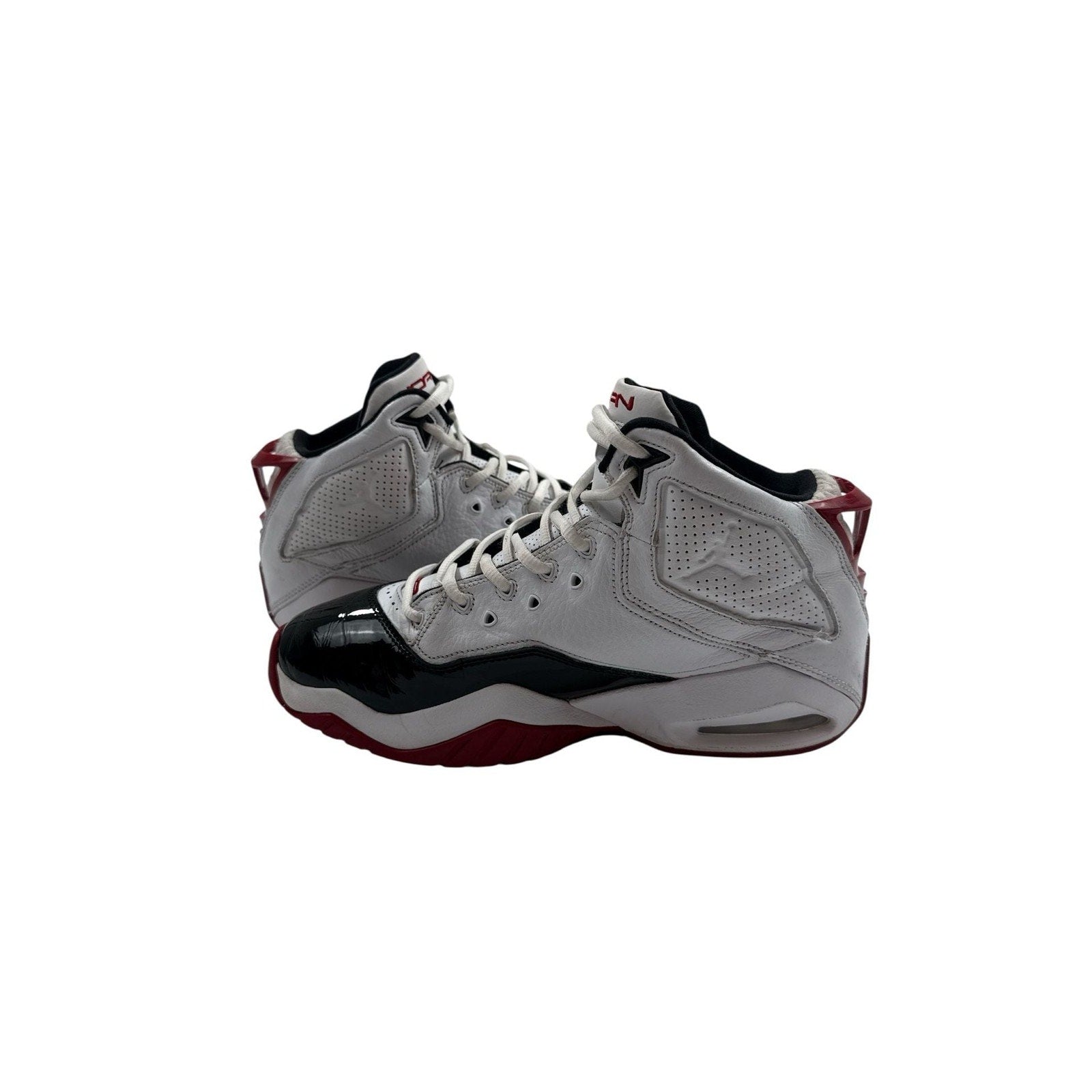 Air Jordan B'Loyal White Varsity Red Black 315317-160 Mens size 8.5
