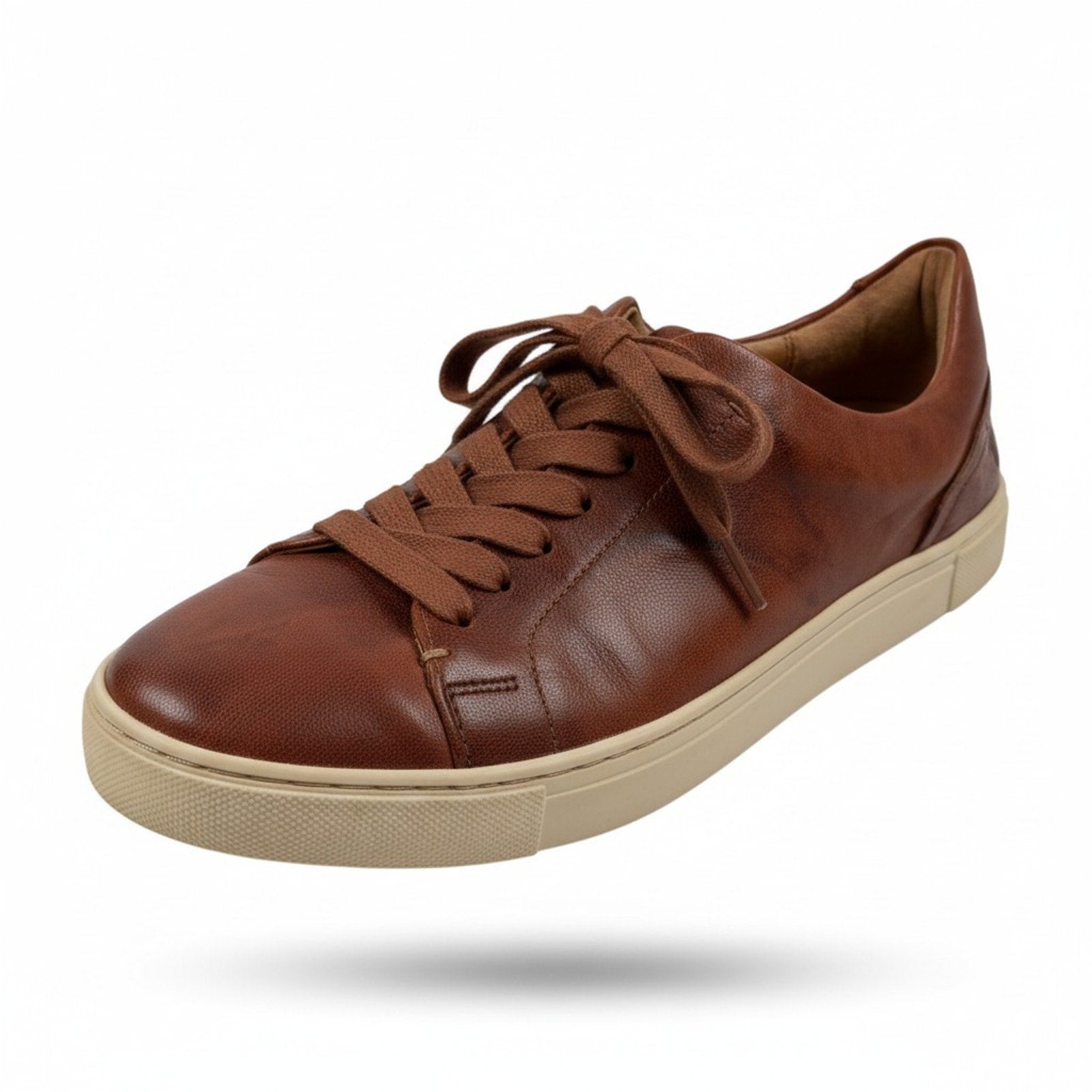 Frye Ivy Low Lace Sneaker in Cognac Women’s 6.5