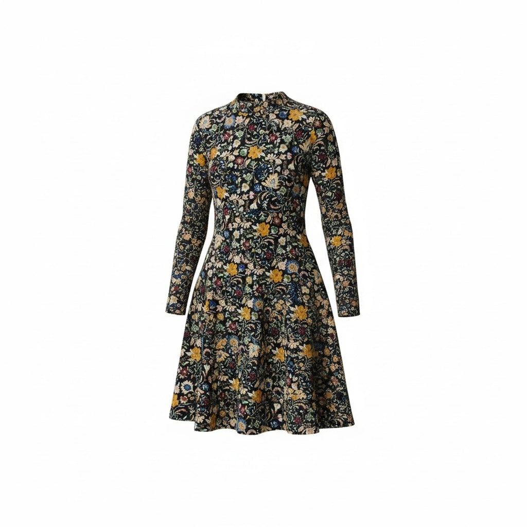 Altar’d State Dress Black Floral Sz M