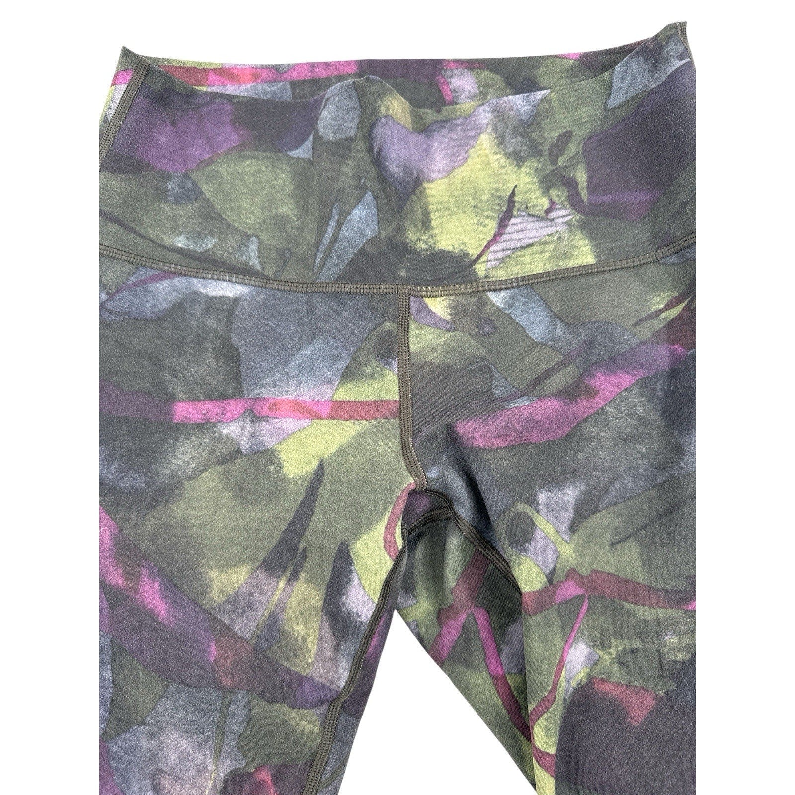 Lululemon Wunder Under High-Rise Tight Leggings Aura Dark Chrome Sz 8