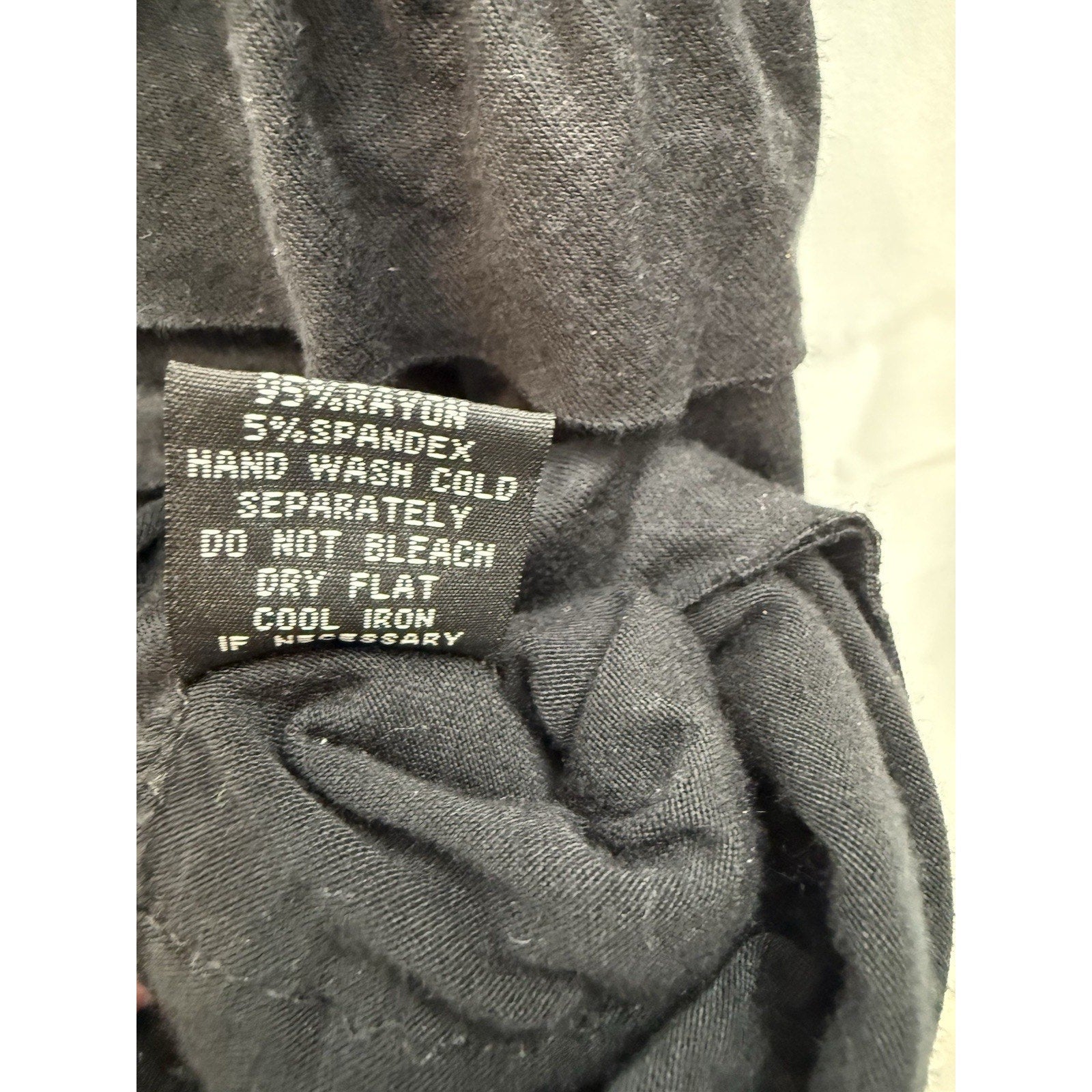 Lapis Women's L Stretch Layered Ruffle Black Maxi Skirt S