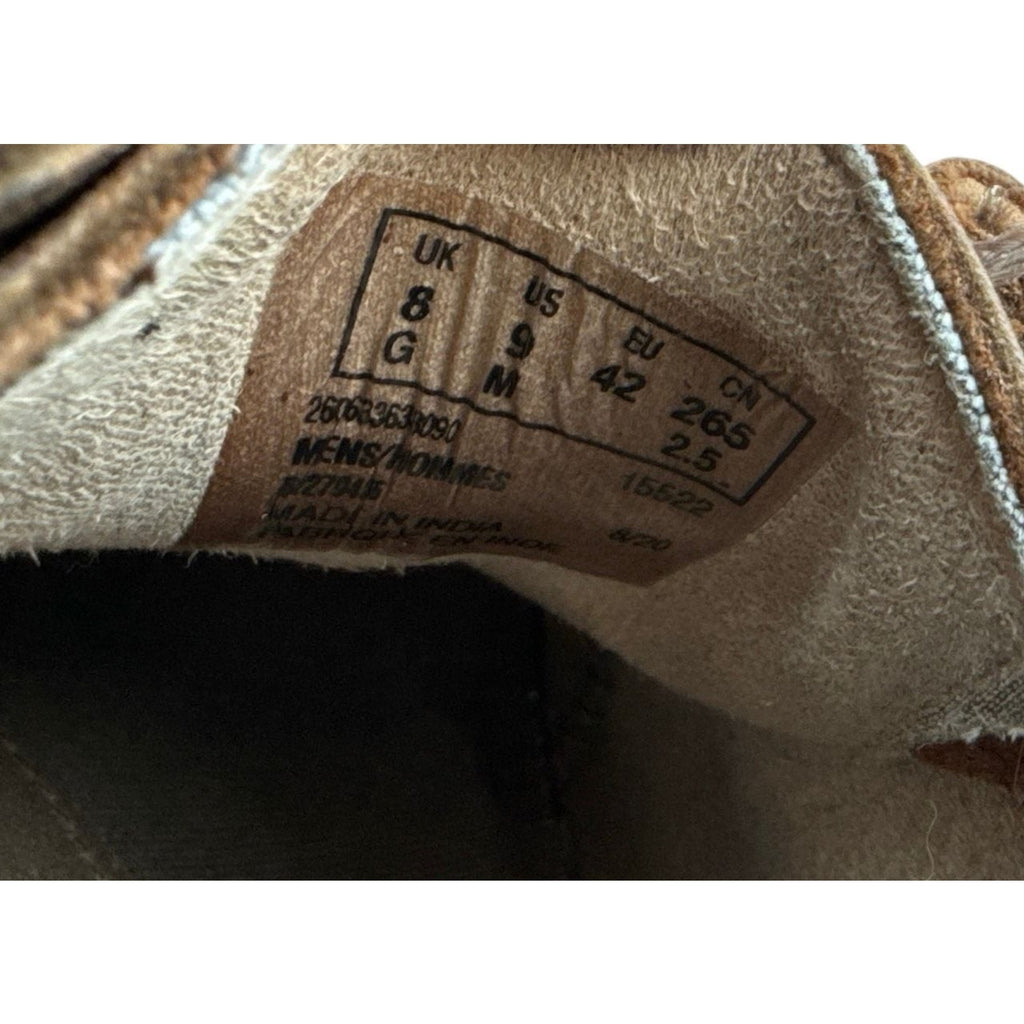 Clarks Stinson Hi Men's Brown Distressed Leather Wallabee Boot Size 9M