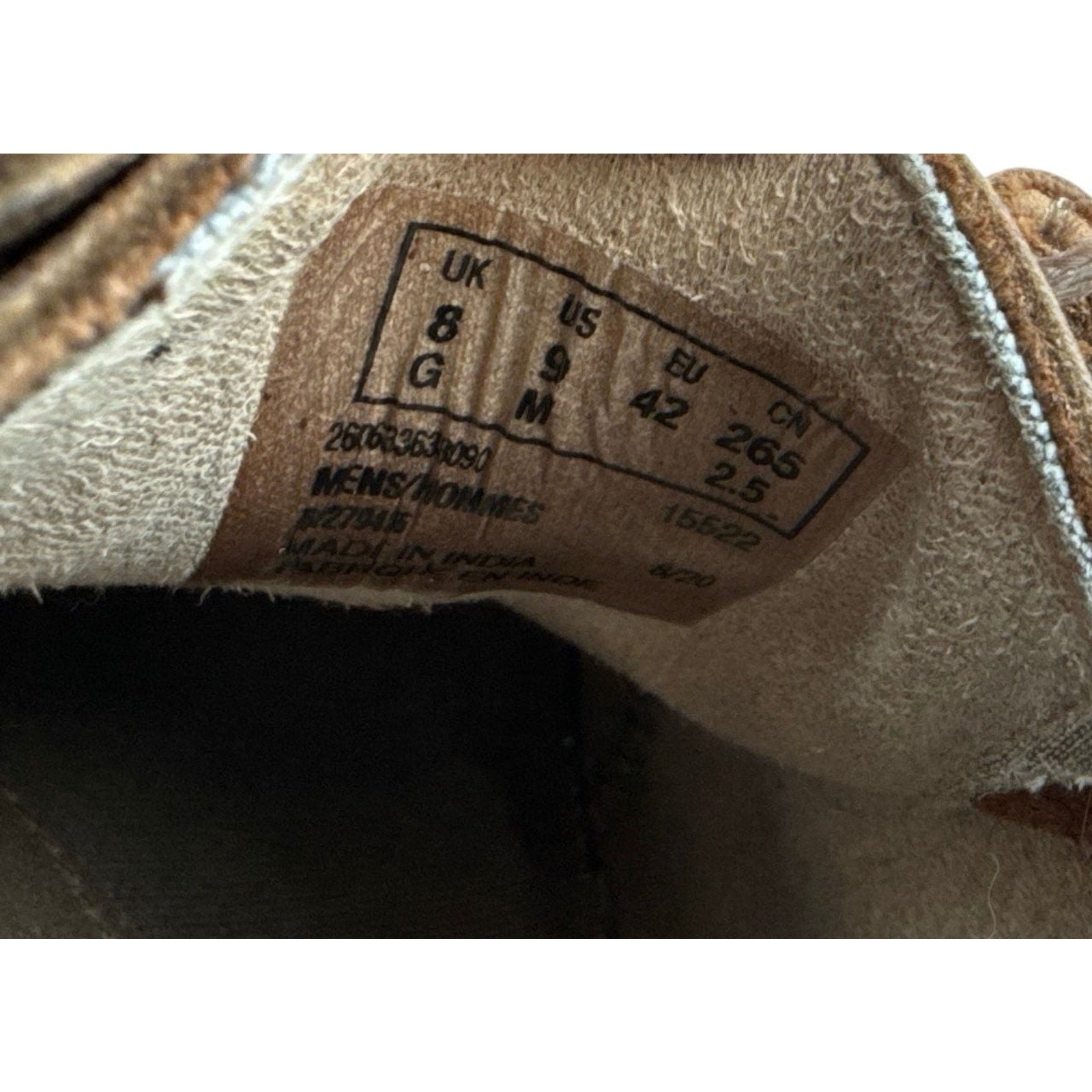 Clarks Stinson Hi Men's Brown Distressed Leather Wallabee Boot Size 9M