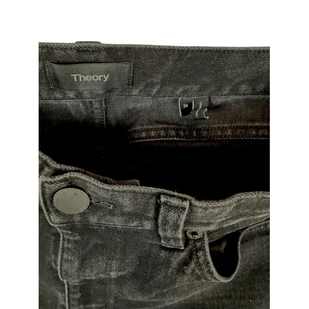 Men's Theory Skinny Black Jeans size 34.,